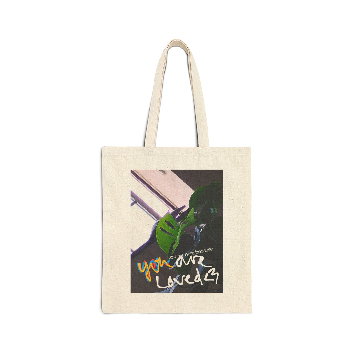 Inspirational Cotton Canvas Tote Bag, Reusable Shopping Bag, Eco-Friendly Gift, Motivational Tote, Everyday Carry All
