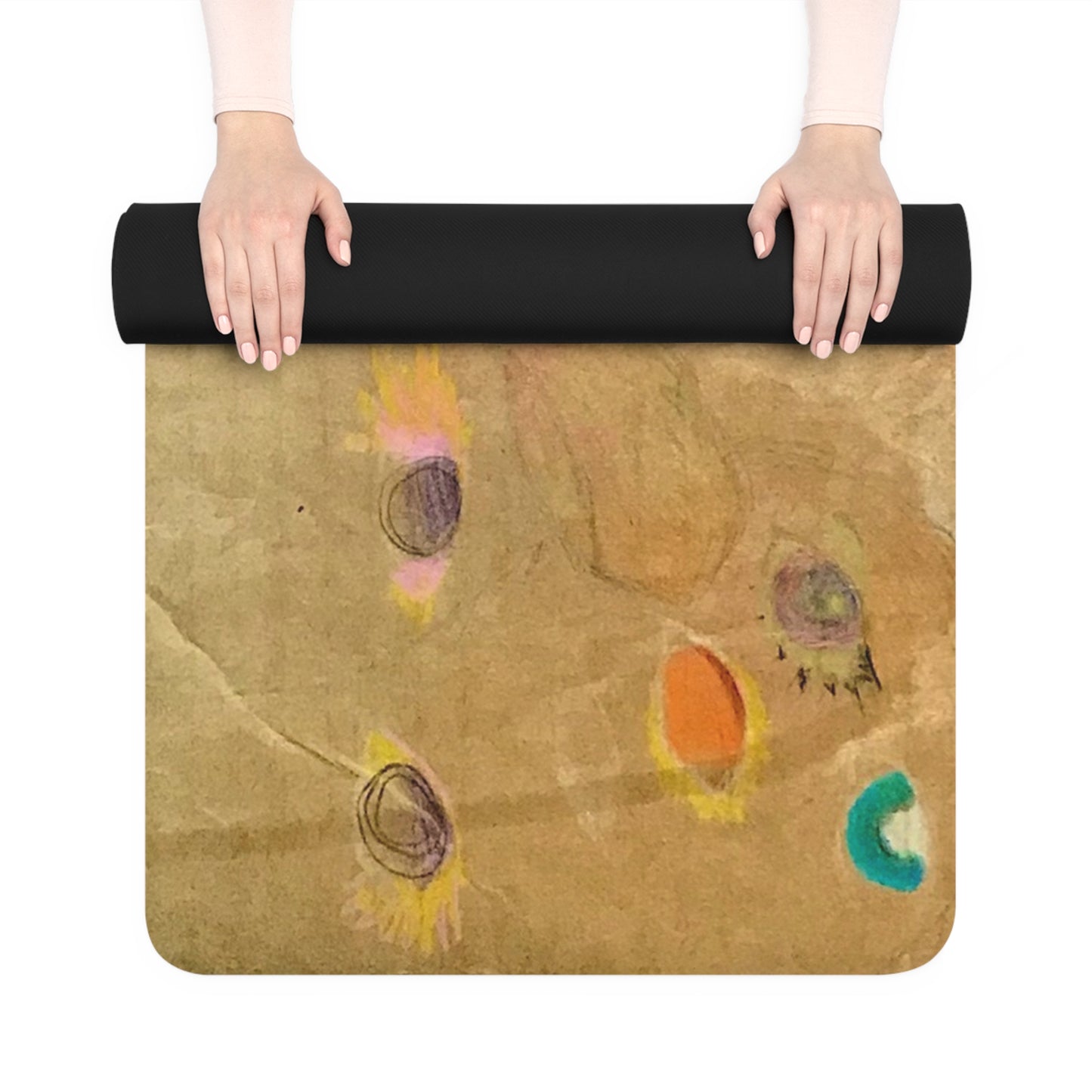Vibrant Art Yoga Mat - Inspiring Comfort for Home Workouts, Fitness, Meditation, Gift for Yogis, Mindfulness Practice