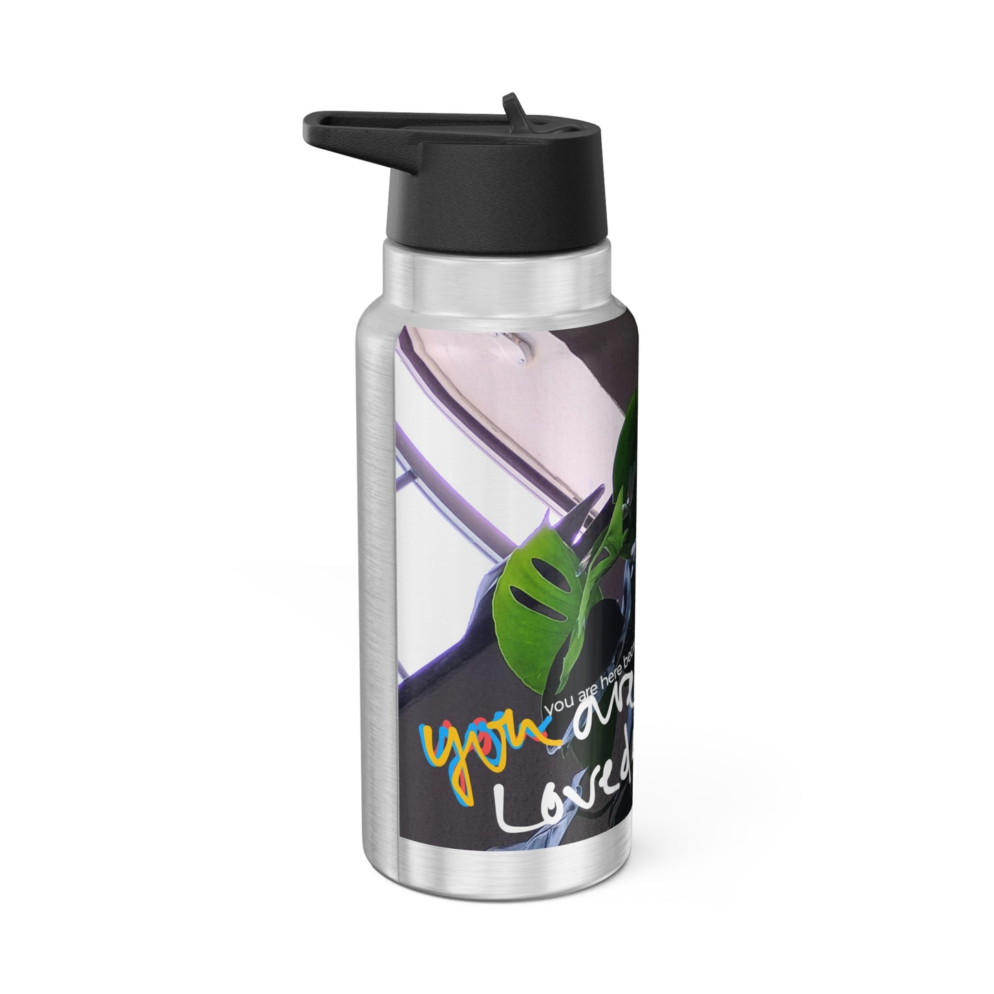 Gator Tumbler, 32oz: Tropical Inspired Stainless Steel Drinkware for Nature Lovers, Floral Hydration Bottle, Eco-friendly Gift, Beach [...]