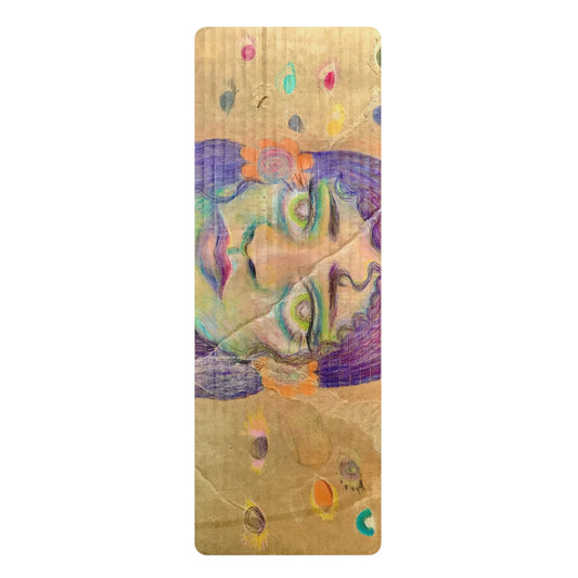 Vibrant Art Yoga Mat - Inspiring Comfort for Home Workouts, Fitness, Meditation, Gift for Yogis, Mindfulness Practice